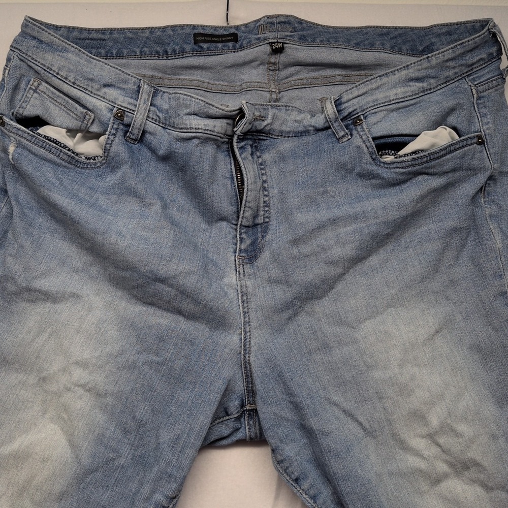 Kut from the Kloth Stretch high-rise ankle Skinny jeans size‎ 24